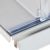 Bevestigingsrail, transparant 12 mm magneetband  | 998 mm