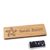 Naambordje van hout, timberline® “complete-engraved” 76,3 x 25,5 mm | smag® magneet, extra sterk