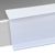 Prijsrail/scanrail HE, zelfklevend, 15° leeshoek 26 mm | 1000 mm | wit  | zelfklevend (foam tape) 