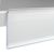 Scanrail DBR, zelfklevend, met grijprand 39 mm | 1000 mm | wit  | zelfklevend (standaard tape) 