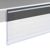 Prijsrail DBR magnetisch, met grijprand 1000 mm