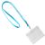 Badges met draagband lichtblauw  | A7  | dwars/liggend formaat 