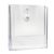 Folderhouder wand met zuignappen, polystyreen, transparant PTJ1, 1 x A4 