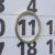 Ringmagneet, datumwijzers t.b.v. bureaukalender, neodymium, N40, vernikkeld, incl. bijbehorend metalen basisplaatje 30 mm | 25 mm
