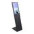 Digitale infostandaard PLANAVISION, zwart, mat met Samsung QB24C-T touch display 