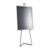 Mobiele ezel van aluminium met inklapbaar frame  wit  | 1500 mm | A1 594 x 841 mm 