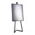 Mobiele ezel van aluminium met inklapbaar frame  zwart  | 1500 mm | A1 594 x 841 mm 