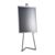 Mobiele ezel van aluminium met inklapbaar frame  zilver  | 1500 mm | A1 594 x 841 mm 
