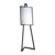Mobiele ezel van aluminium met inklapbaar frame  zwart  | 1500 mm | A2 420 x 594 mm 