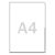 L-mappen voor inhoud A4, transparant 160 µm | null