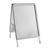 Stoepbord/posterbord, Outdoor A2 SOLID-STOP zilver 