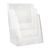 Brochurehouder voor aan de muur of als staande houder, polystyreen, transparant PTXC 3 x A4 