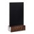 Tafelstandaard krijtbord zwart|donkerbruin  | A6 - 105 x 148 mm 