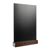 Tafelstandaard krijtbord zwart|donkerbruin  | A4 - 210 x 297 mm 