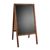 Stoepbord hout, WOOD-STOP Lite L, 53 x 80 krijtbord houtlook 
