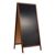 Stoepbord hout WOOD-STOP Lite XL, 64 x 136 cm houtlook 