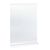 T-standaard,  staand formaat, transparant, acryl A3  | staand formaat 