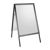 Stoepbord/posterbord, Outdoor A2 SOLID-STOP zwart 
