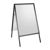 Stoepbord A1 Outdoor SOLID-STOP 25 mm | in verstek  | zwart 