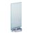 T-standaard 1/3 A4, draaibaar, met acryl in glaslook en voet 1/3 A4 