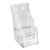 Brochurehouder voor aan de muur of als staande houder, polystyreen, transparant PTXC 3 x 1/3 A4 