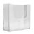 Folderhouder wand, extra diep, polystyreen, transparant PTXH, 1 x A5 