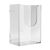 Folderhouder wand, extra diep, polystyreen, transparant PTXH, 1 x 1/3 A4 