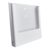 Wandfolderhouder, polystyreen, transparant PTXD, 1 x A4  | wit 