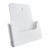 Brochurehouder voor aan de muur of als staande houder, polystyreen, transparant PTXD 1 x A4  | wit 