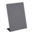 L-standaard krijtbord, zwart A6 - 105 x 148 mm  | staand formaat 