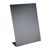 L-standaard krijtbord, zwart A3 - 297 x 420 mm  | staand formaat 