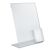 L-standaard met extra vak PREMIUM, acryl A3 + 1/3A4  | staand formaat 