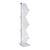 Folderstandaard ZICK ZACK Acryl 6x A4 transparant|zilver 
