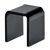 U-standaard acryl, zwart 30 x 30 x 30 mm
