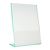 L-standaard met glaslook, PMMA (acryl), transparant A6  | staand formaat 