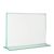 T-standaard met glaslook, PMMA (acryl), transparant A6  | liggend formaat 