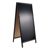 Stoepbord hout WOOD-STOP Lite XL, 64 x 136 cm zwart 