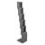 Folderhouder CONCORD opvouwbaar, 5x A4 met tas, zilver zilver 