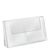 Folderhouder, parallelle compartimenten, polystyreen, staand formaat, transparant, Taymar A5  | 2 