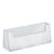 Folderhouder, polystyreen, Taymar, 1 x 1/3 A4  | Liggend formaat 