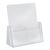 Folderhouder, parallelle compartimenten, polystyreen, staand formaat, transparant, Taymar 1/3 A4  | 2 