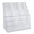 Brochurehouder Multi, polystyreen, staand formaat, Taymar A4 + A5 + 1/3 A4 