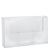 Wandbrochurehouder, parallelle compartimenten, polystyreen, transparant, Taymar 2 x 1/3 A4 