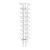Wandfolderhouder JACKSON van draad, metaal, zilver A5  | staand formaat  | 9 