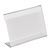 L-standaard, acryl 130 x 90 mm  | dwars/liggend formaat 