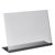 L-standaard acryl met aluminium voet A4  | transparant|zwart 