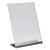 L-standaard acryl met aluminium voet A4  | transparant|zwart 