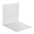 Boekensteun als boekenhouder, acryl 200 x 200 x 200 mm