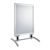 Stoepbord SPIDER A1, windbestendig, 32 mm profiel, zilver null