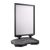 Stoepbord B2 STORM-STOP Lite met waterreservoir, windbestendig, 32 mm profiel, verstek zwart 